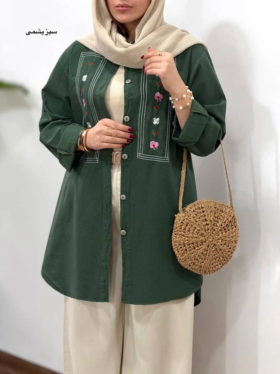 مانتو گلدوزی آیسو مارینا